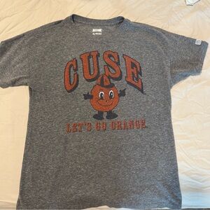 Grey Let's Go Orange Syracuse Short Sleeve Tee - Tailgate
